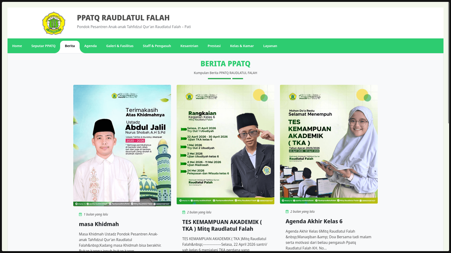 Institutional Profile Website screenshot 3